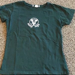 Camp Vega Shirt, Green, Women’s Small, Logo on Front, Preloved Condition